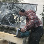 Zimmereiarbeiten vor Ort