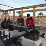 Maschinenpflege vor der Montage des Schwungrades