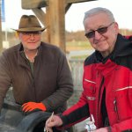 Maschinenpflege vor der Montage des Schwungrades