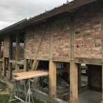 Ausgemauerte Gefache