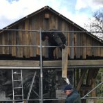 Straßenseitige Giebelverkleidung