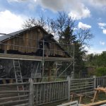 Straßenseitige Giebelverkleidung