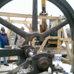 "Hochzeit" - Schwungradmontage am 02.03.2019