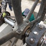 "Hochzeit" - Schwungradmontage am 02.03.2019