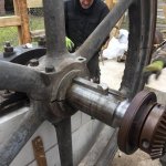 "Hochzeit" - Schwungradmontage am 02.03.2019