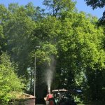 Bek&auml;mpfung Eichenprozessionsspinner (EPS) Raum Gartow 2018